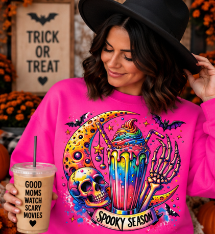 Spooky Season Milkshake Graphic