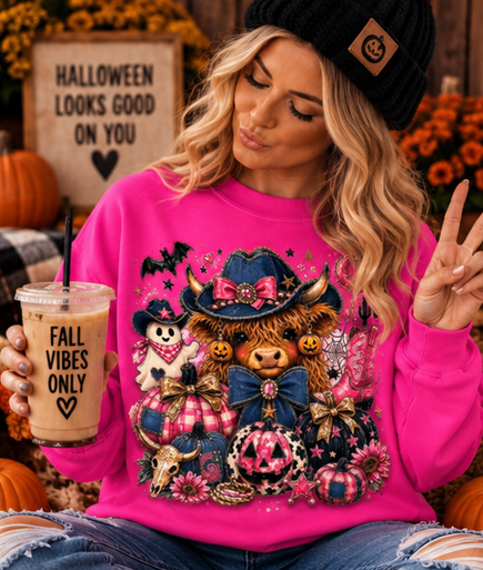Spooky Cowgirl Halloween Graphic