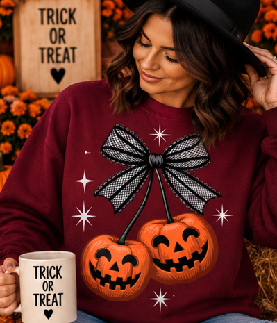 Pumpkin Cherries Graphic