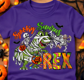 Spooky Saurus Rex Kids Graphic