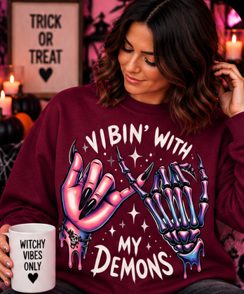 Vibin' With My Demons Graphic