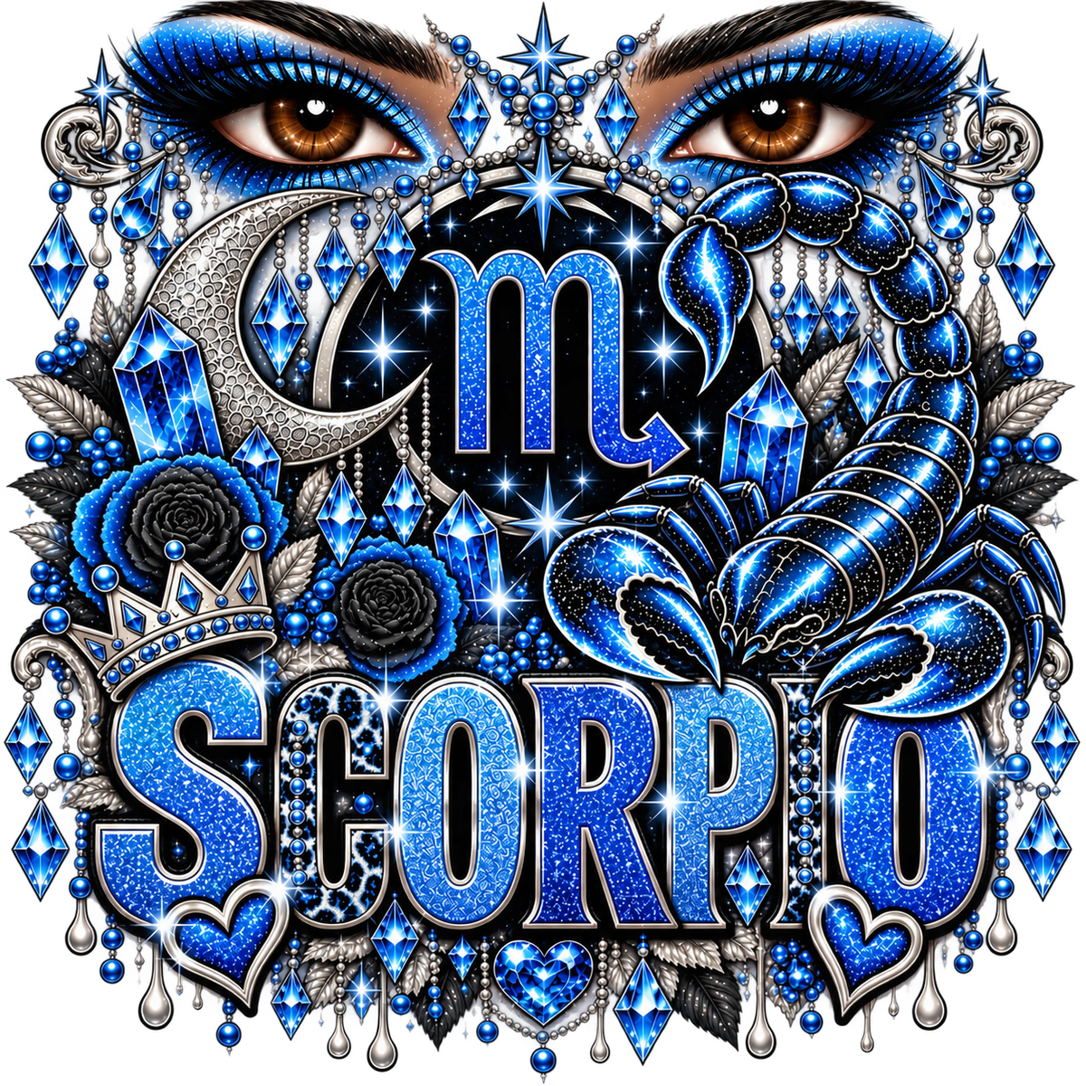 Blue Scorpio Graphic