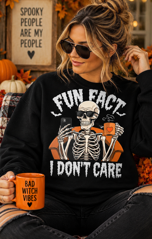 Fun Fact I Don't Care Graphic