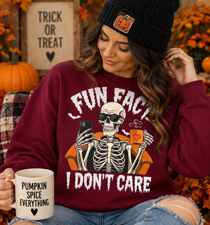 Fun Fact I Don't Care Graphic