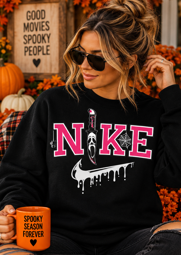 Checkmark Masked Killer Halloween Graphic