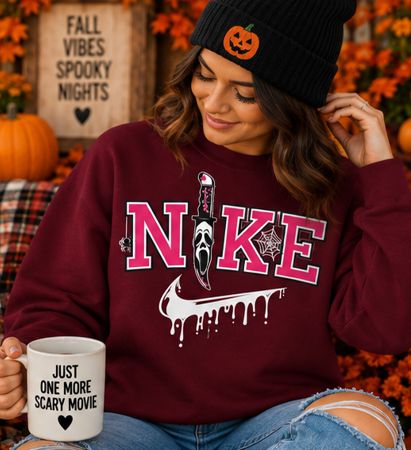 Checkmark Masked Killer Halloween Graphic