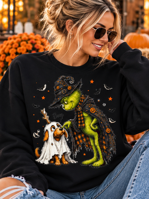 Witchy Boop Ghost Pup Graphic Tee