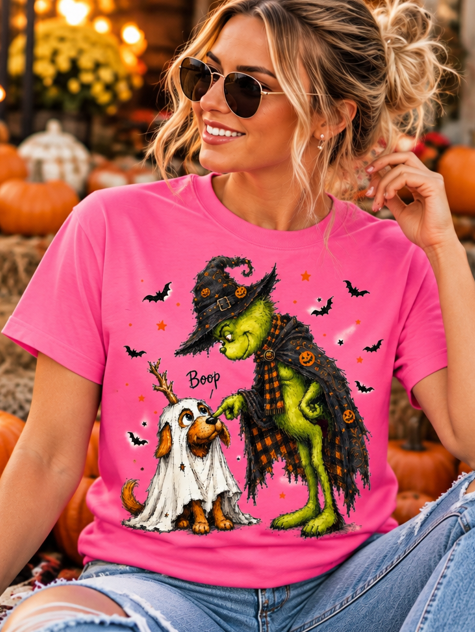 Witchy Boop Ghost Pup Graphic Tee