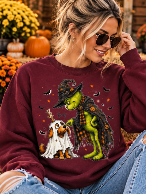 Witchy Boop Ghost Pup Graphic Tee