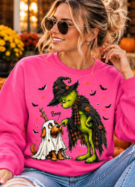 Witchy Boop Ghost Pup Graphic Tee