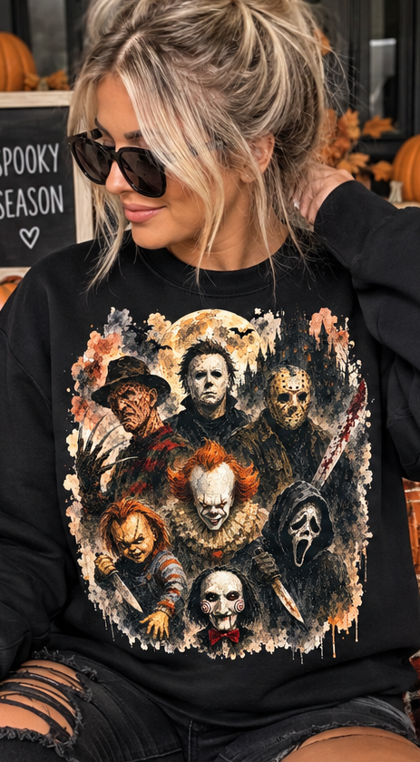 Horror Icons Collage