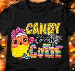 Candy Corn Cutie Kids Graphic