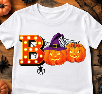 BOO Pumpkins Kids Graphic