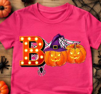BOO Pumpkins Kids Graphic