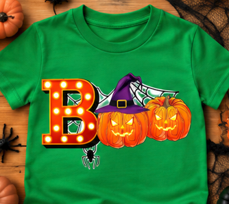 BOO Pumpkins Kids Graphic