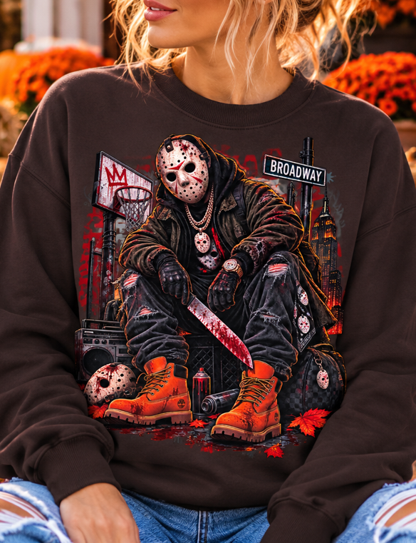 Masked Horror City Graphic Tee