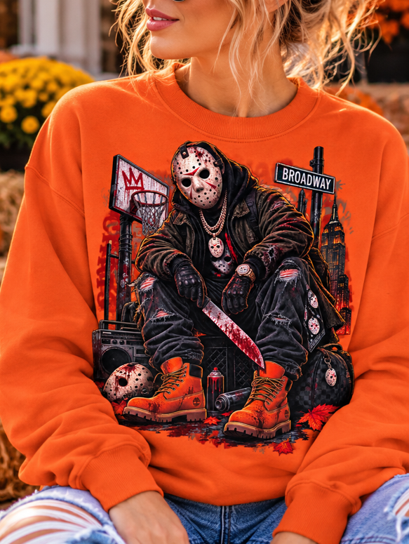 Masked Horror City Graphic Tee