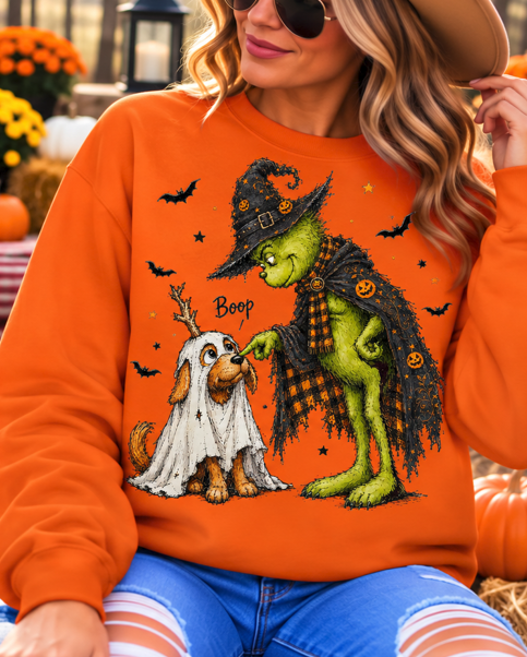 Witchy Boop Ghost Pup Graphic Tee