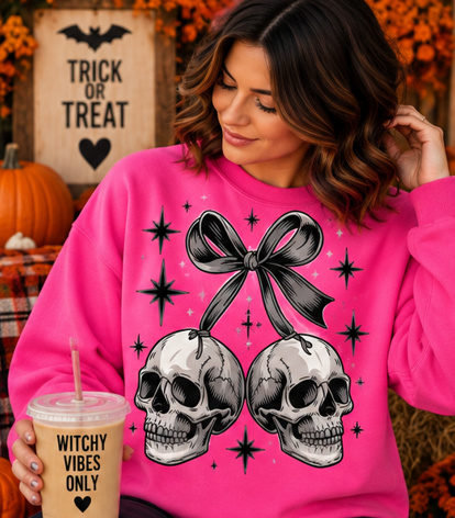 Skull Cherries Graphic