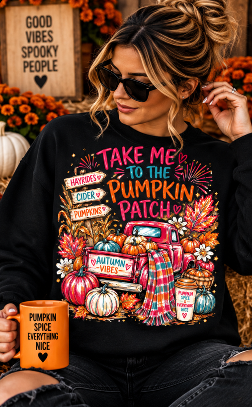 Take Me to the Pumpkin Patch Graphic