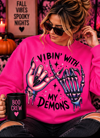 Vibin' With My Demons Graphic